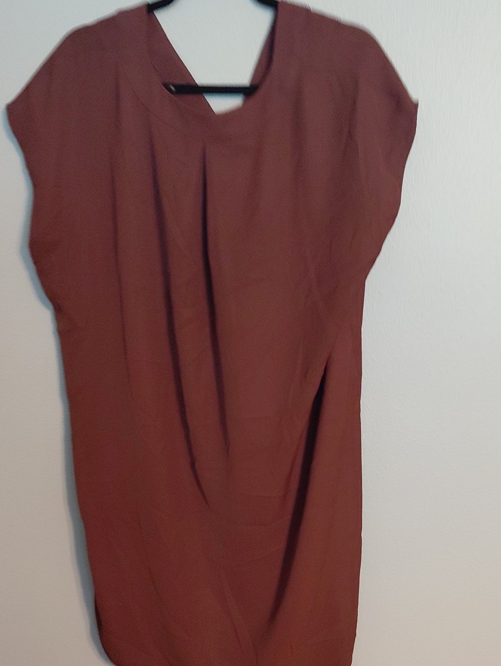 Worthington Rust Brown V-Neck Tunic